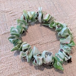 Green Shell Bracelet